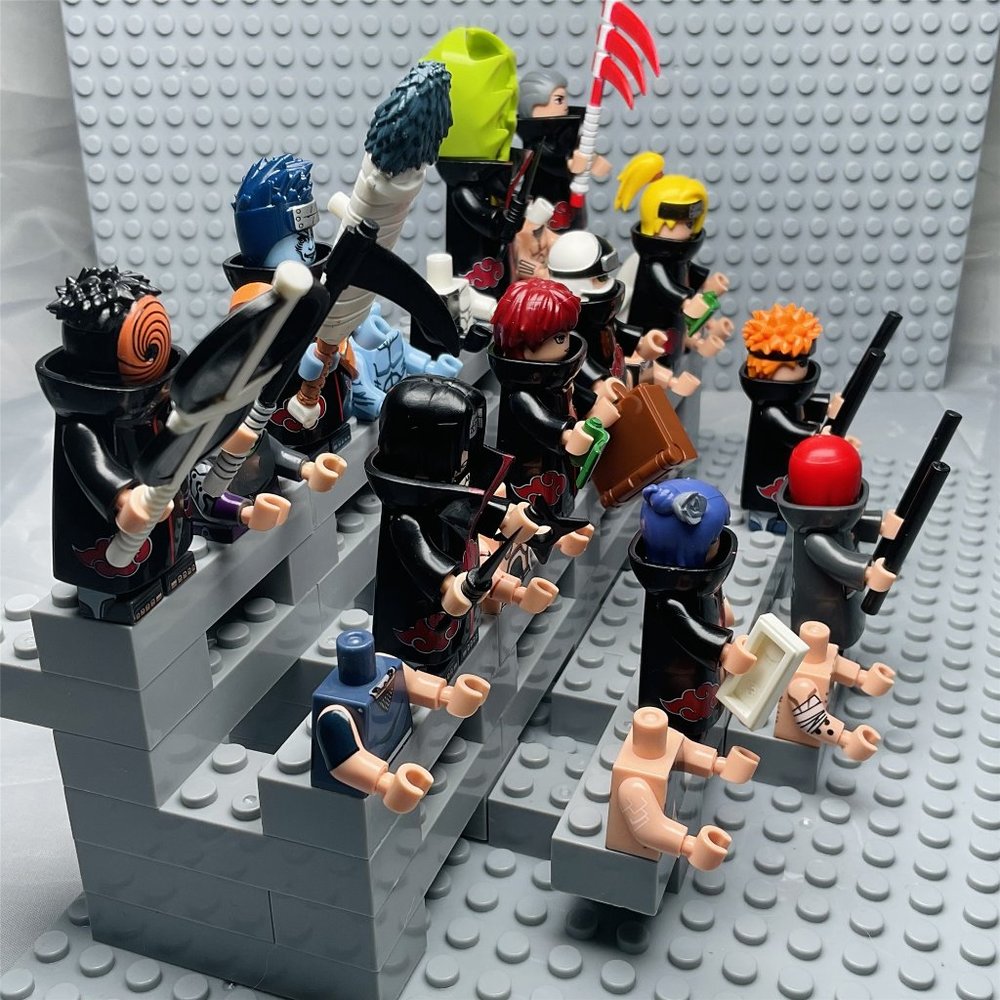 Naruto Akatsuki Custom Minifigures Lot of 11 - Picture 2 of 9